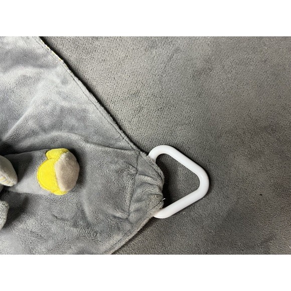 Stephan Baby Elephant Security Blanket Gray Lovey Teether Rattle Toy 2017 8” In - Picture 4 of 11